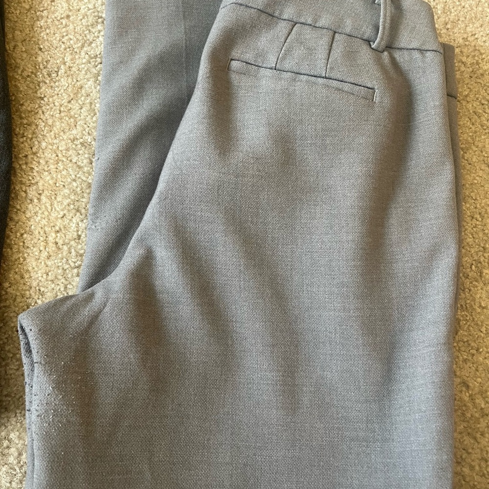 Three Talbots pants Size 12 for one price. Two grey slacks and one black plaid. - Picture 4 of 9